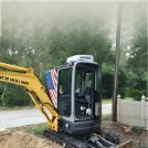 Mini excavator 12V parking air conditioner