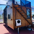 Mobile home solar air conditioning